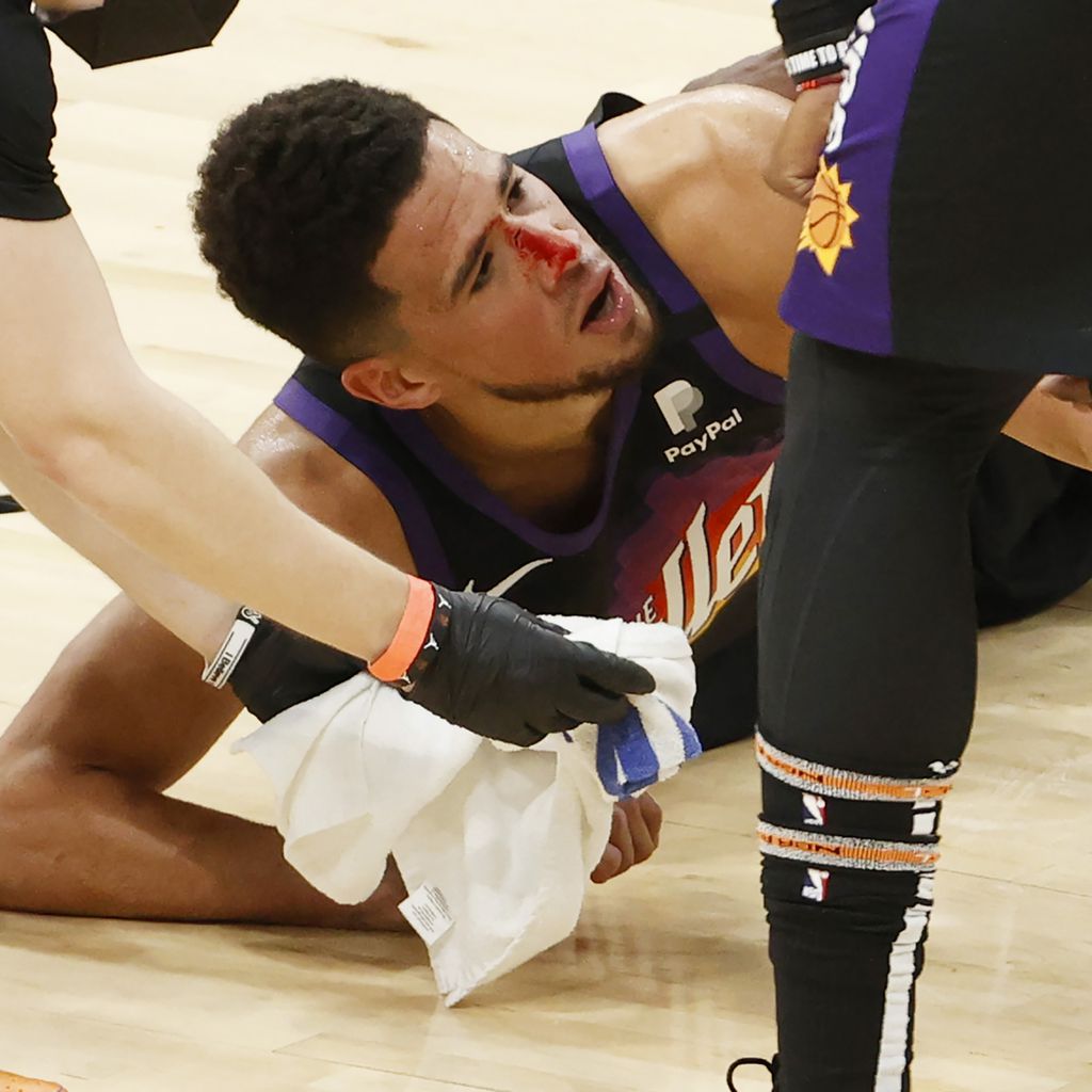 Devin Booker im Spiel gegen die Los Angeles Clippers