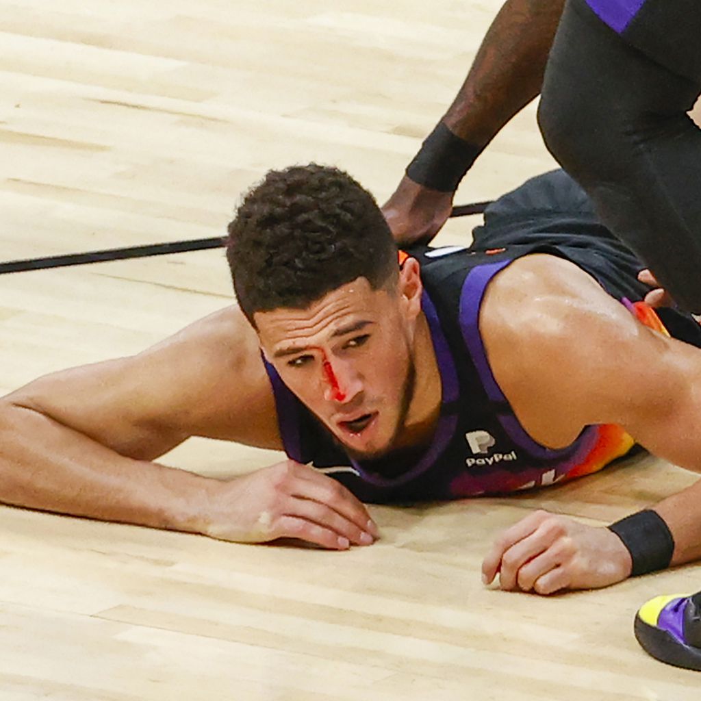 Devin Booker im Spiel gegen die Los Angeles Clippers