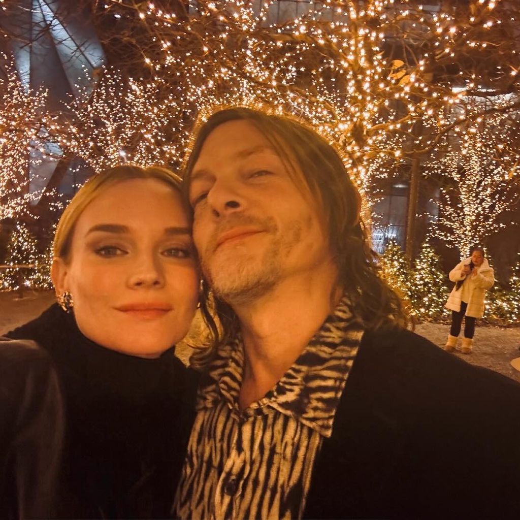 Diana Kruger und Norman Reedus, Weihnachten 2023
