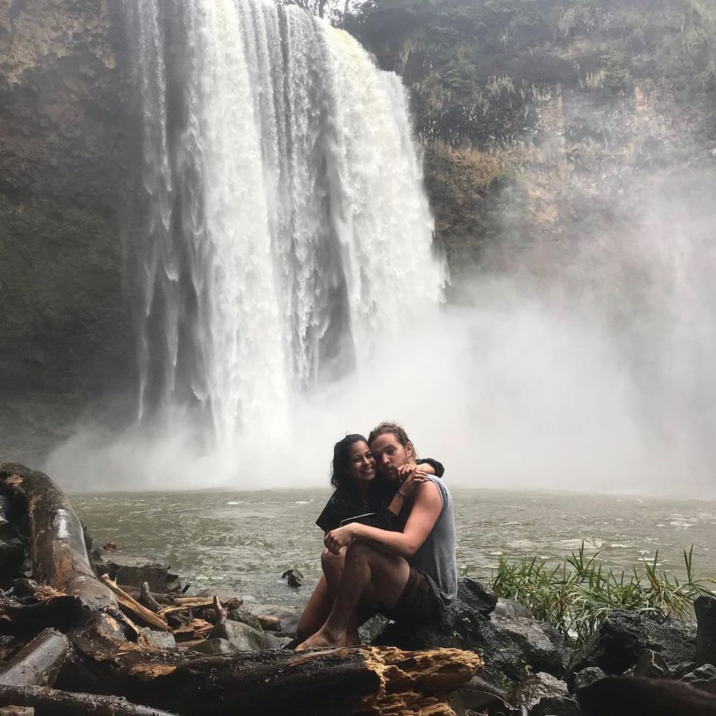 Diana Pinto mit Benjamin Keough
