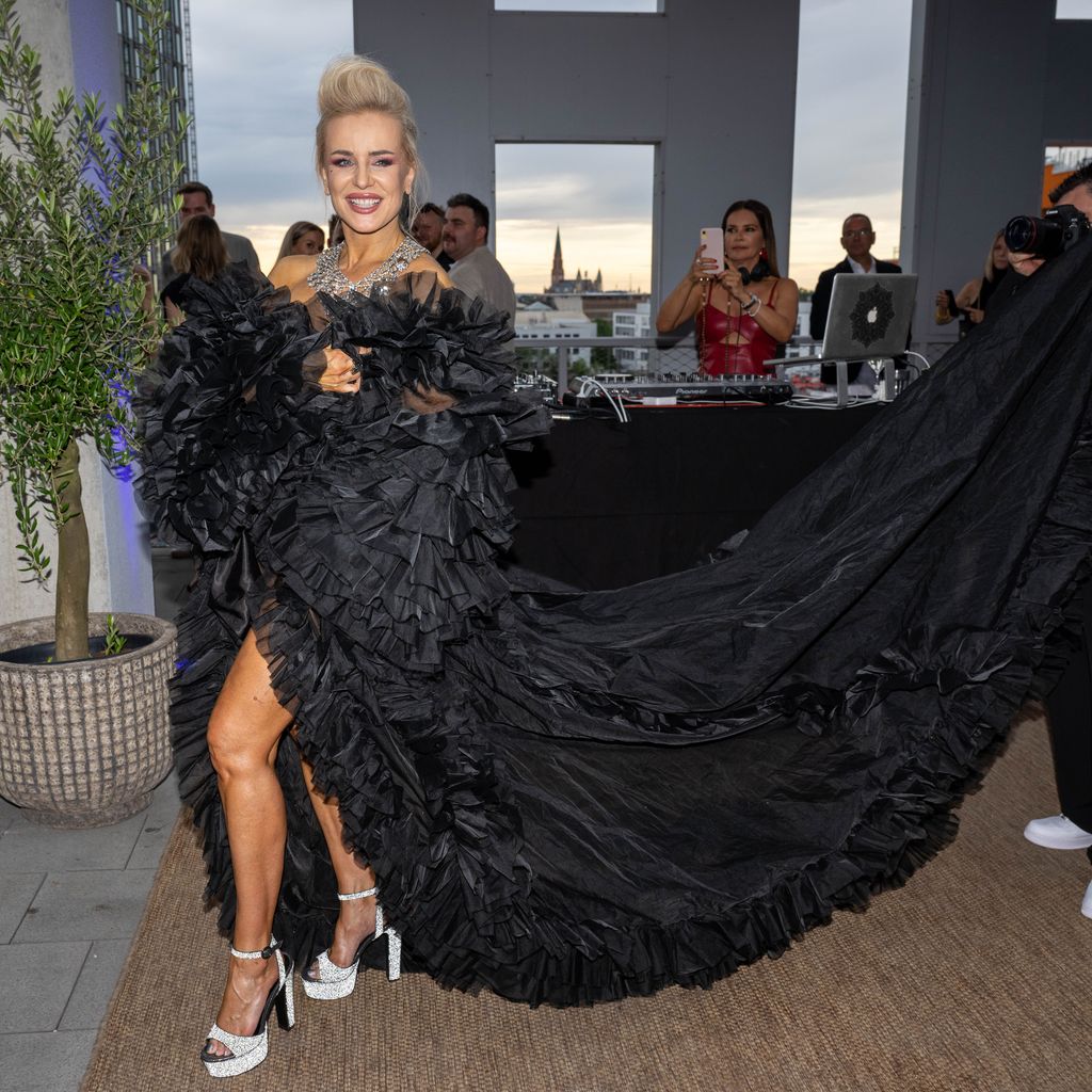 Diana Schell beim 50-jährigen Playboy-Jubiläum in München