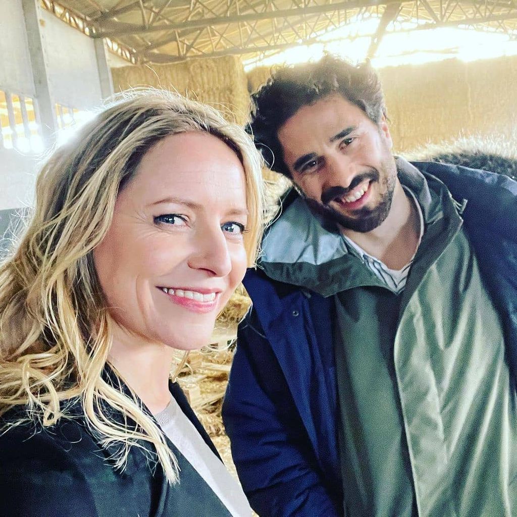 Diana Staehly und Jan Kittmann am GZSZ-Set