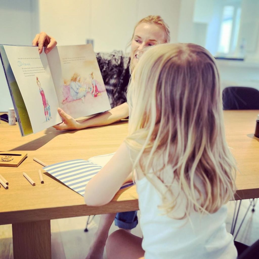 Diane Kruger mit ihrer Tochter Nova
