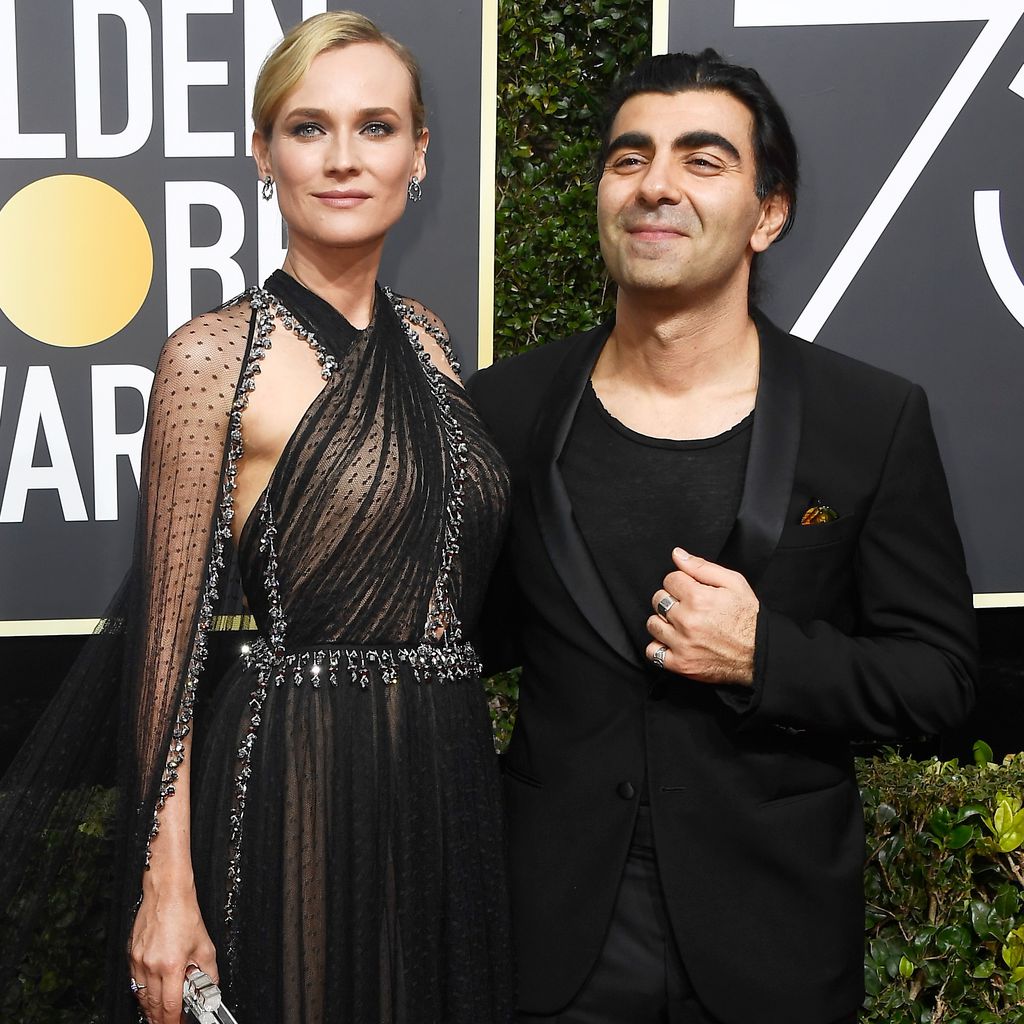 Diane Kruger und Fatih Akin bei der Golden Globe Verleihung im Jahr 2018