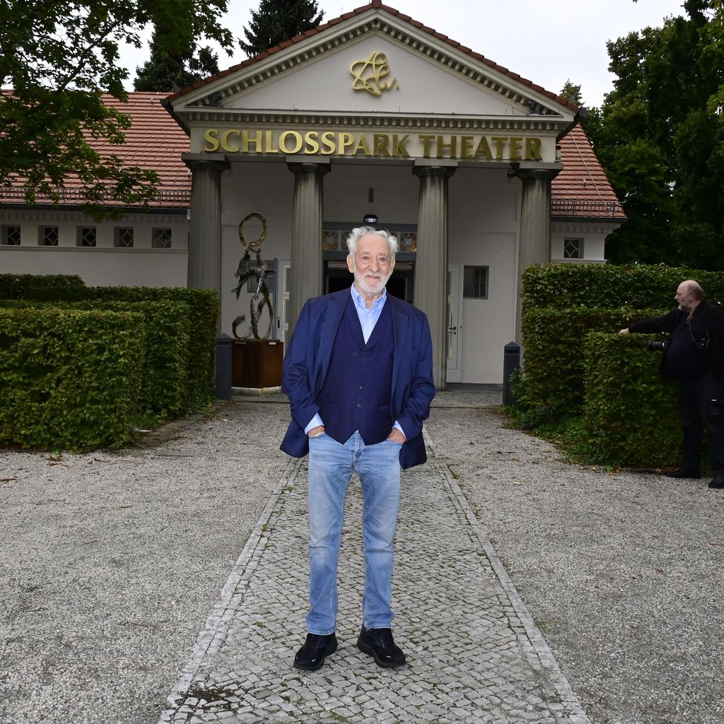Didi Hallervoden vor seinem Theater in Berlin, August 2022