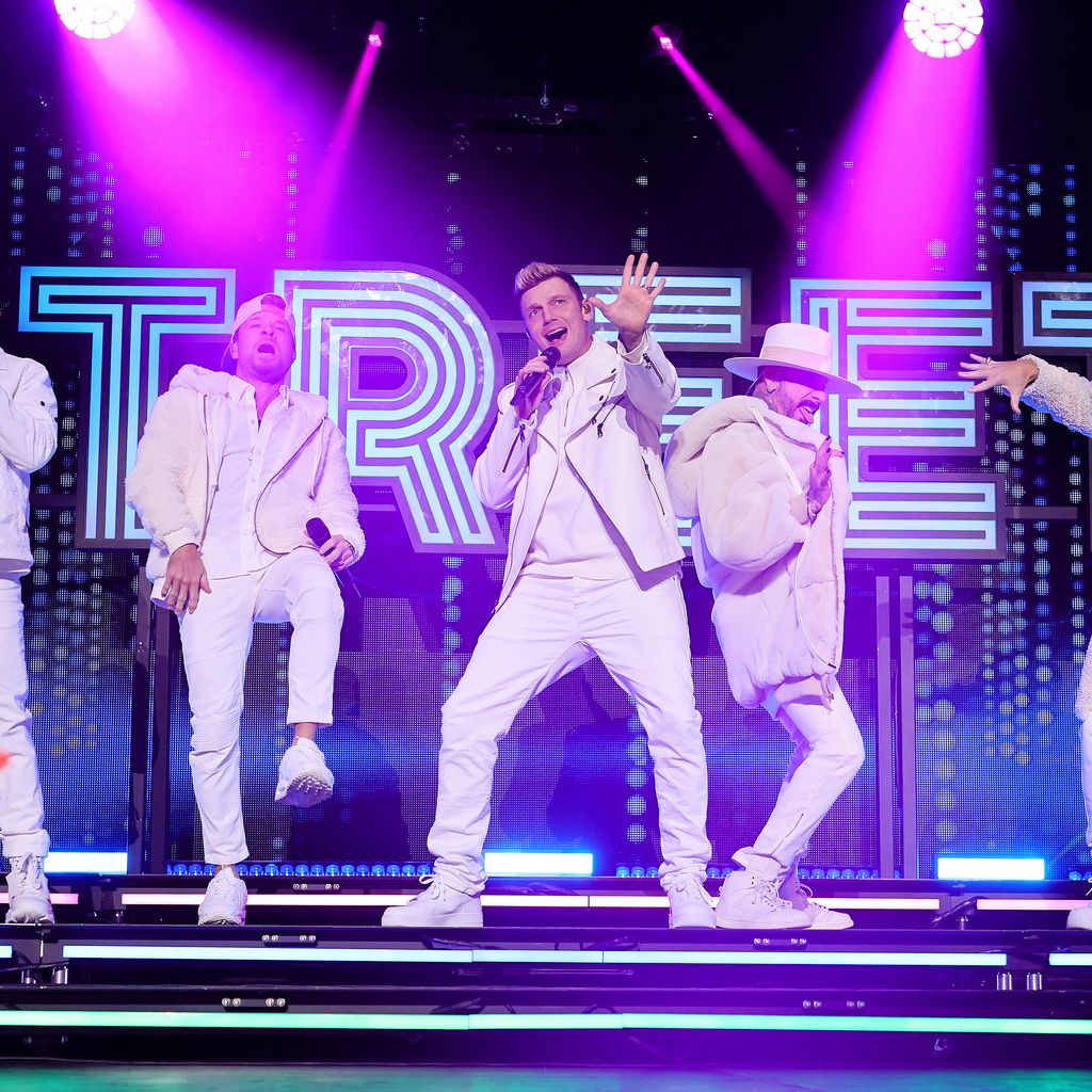 Nick Carter mit den Backstreet Boys in New York, Dezember 2022