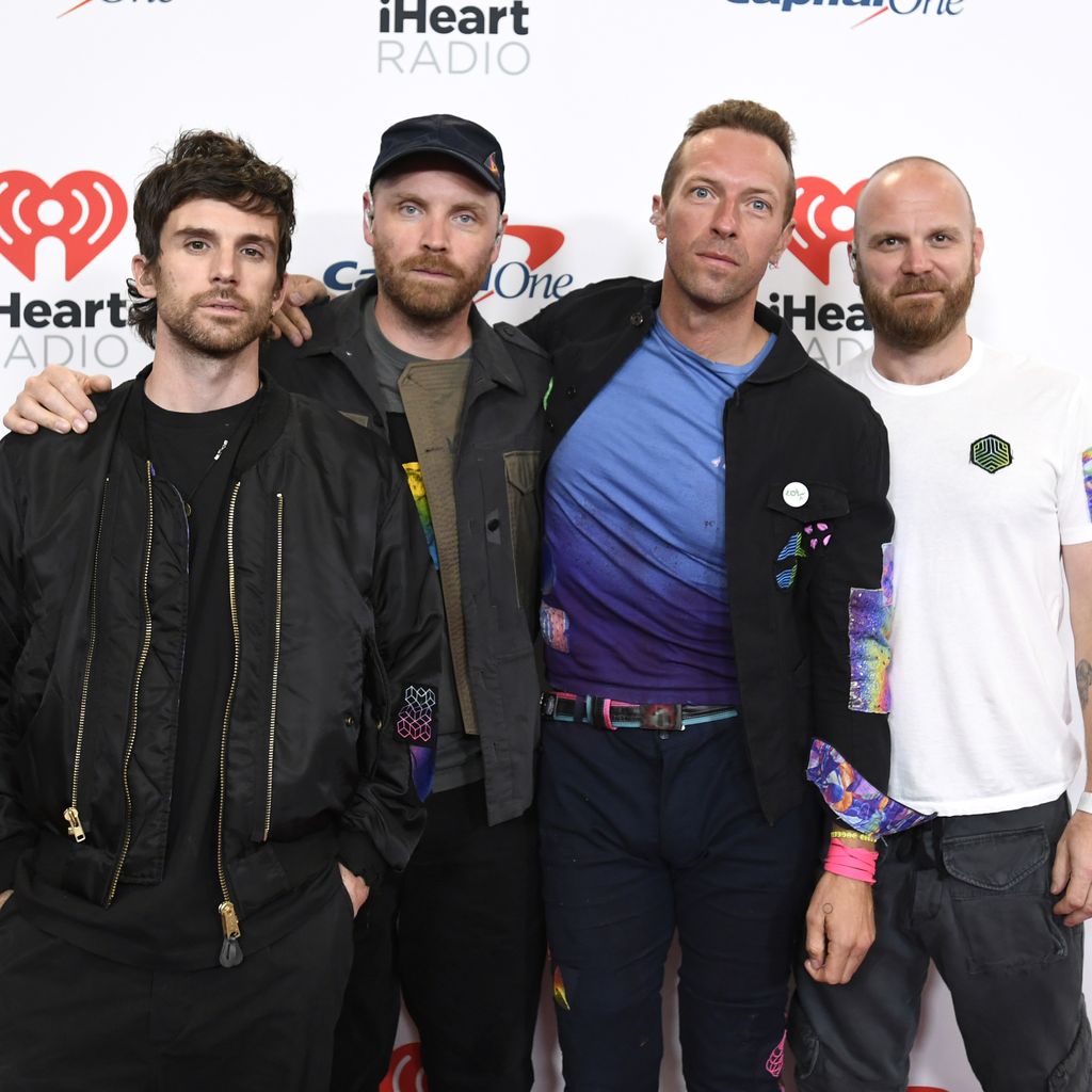 Die Band Coldplay auf dem iHeartRadio-Music-Festival 2021