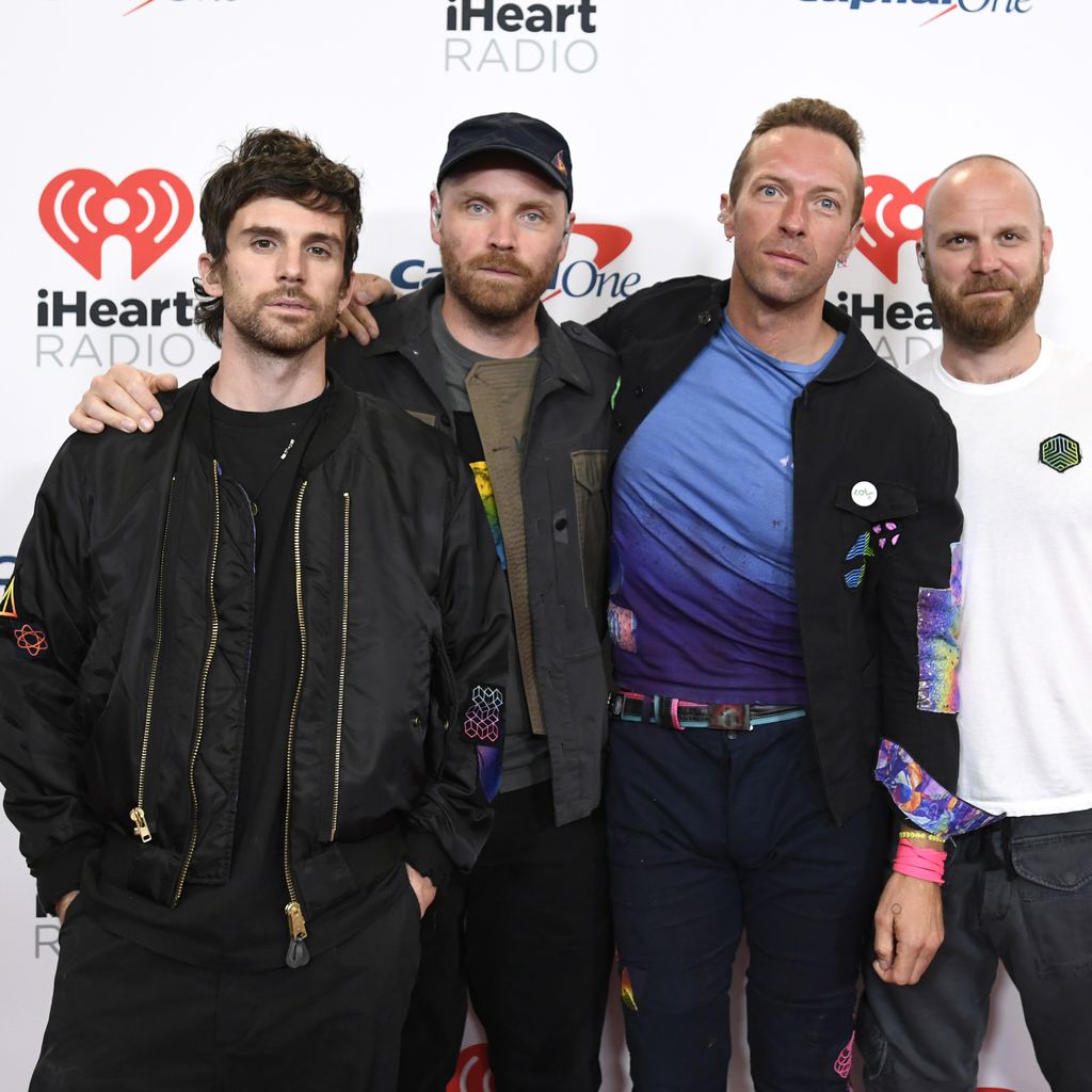 Die Band Coldplay auf dem iHeartRadio-Music-Festival 2021