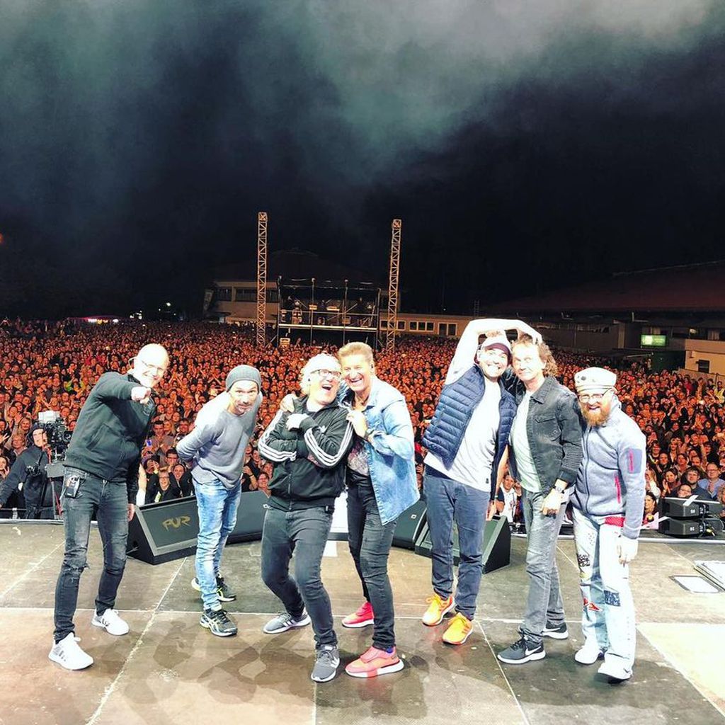 Die Pop-Band Pur bei einem ihrer Auftritte im September 2019