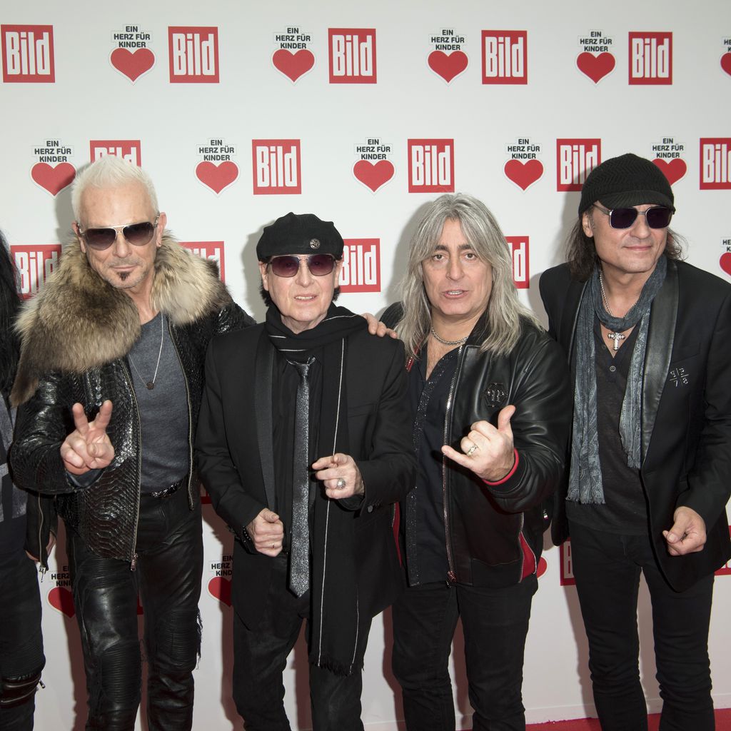 Die Mitglieder der Band "Scorpions", Dezember 2017