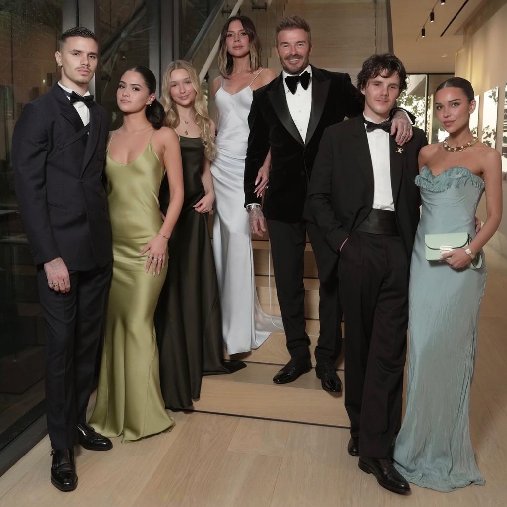 Die Beckham-Familie im März 2025