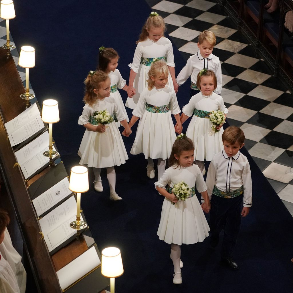 Theodora Rose Williams (v.l.) bei Prinzessin Eugenies Hochzeit