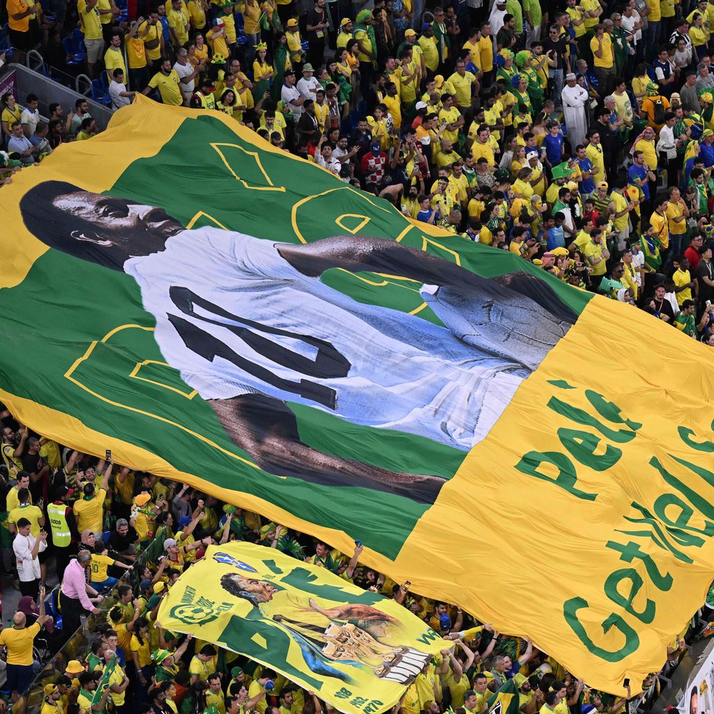 Die brasilianischen Fans bei der Fußball-WM 2022
