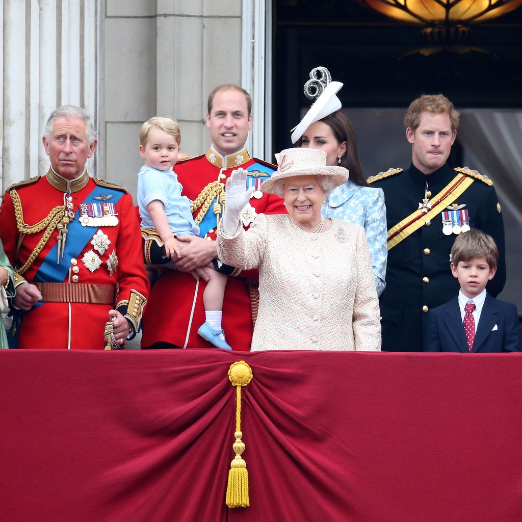 Die britische Königsfamilie im Juni 2015