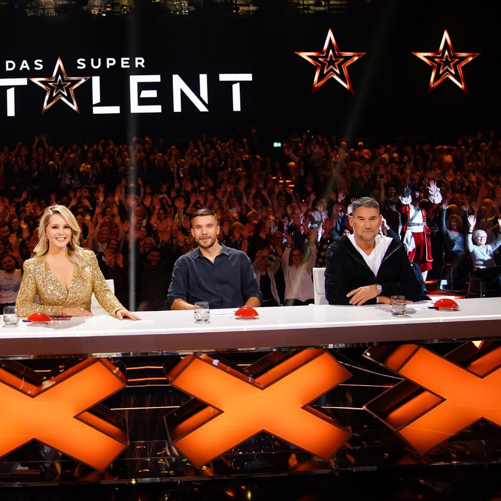 Die "Das Supertalent"-Jury im großen Finale 2021