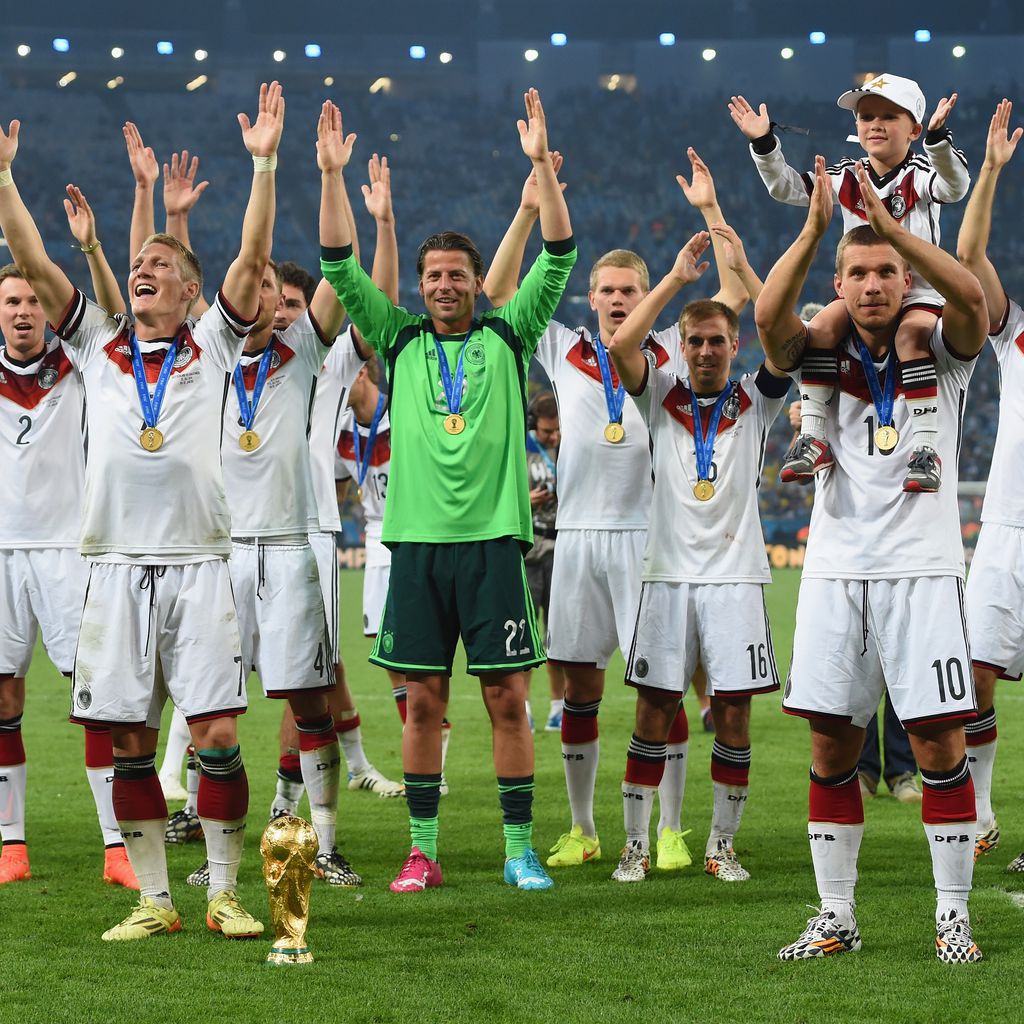 Die deutsche Nationalmannschaft bei der WM 2014 in Brasilien