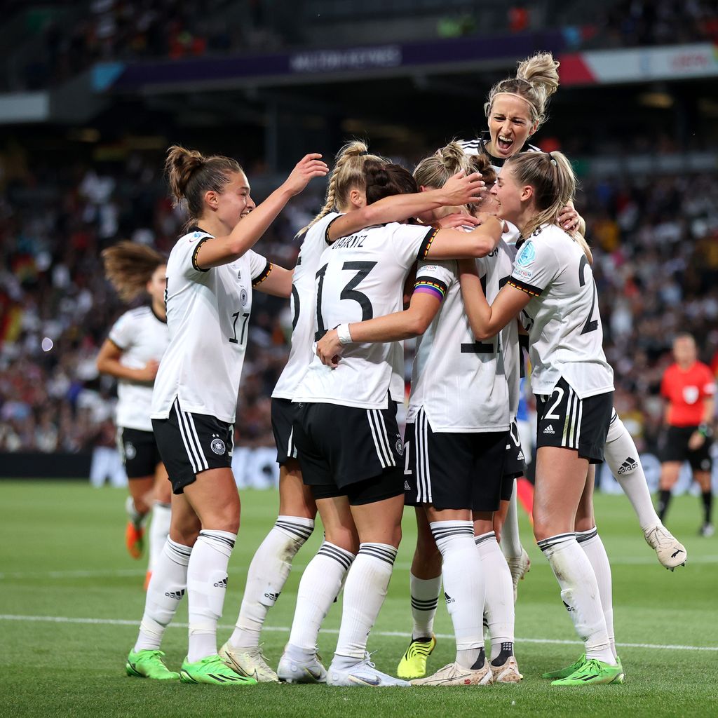 Die deutsche Nationalmannschaft der Frauen, Juli 2022