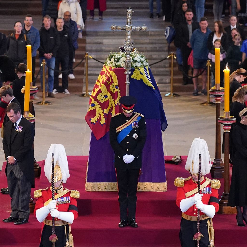 Die Enkelkinder der Queen in der Westminster Hall im September 2022