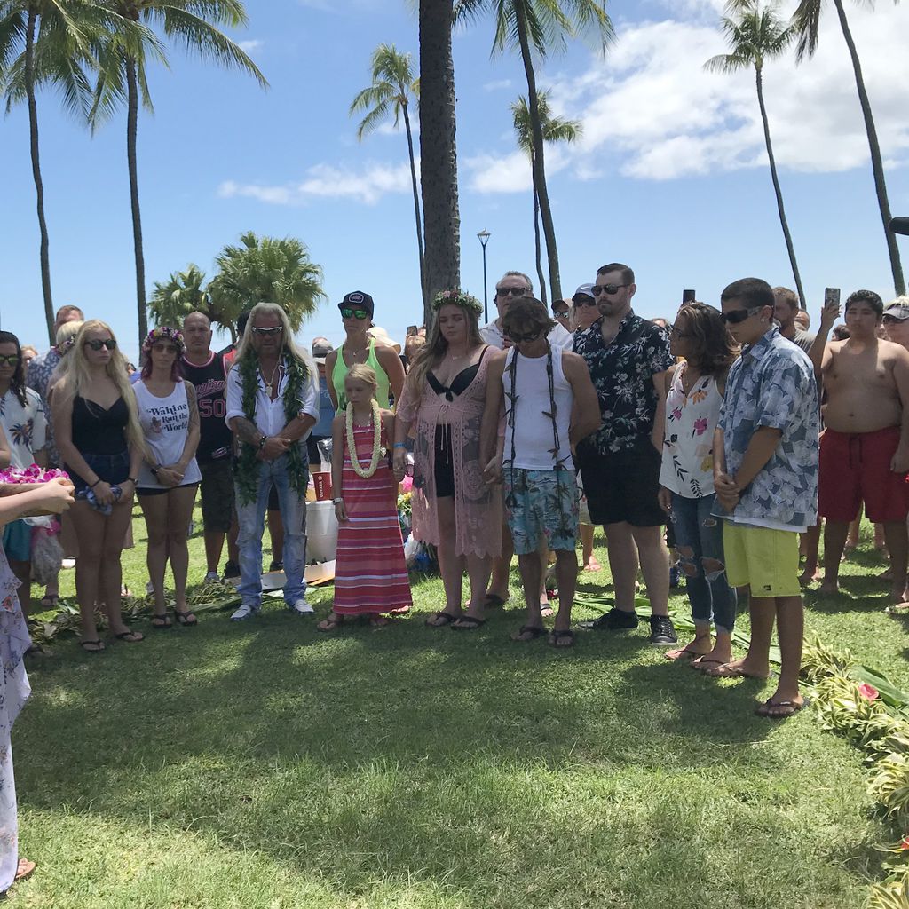 Die erste Trauerfeier für Beth Chapman im Juni 2019 auf Hawaii