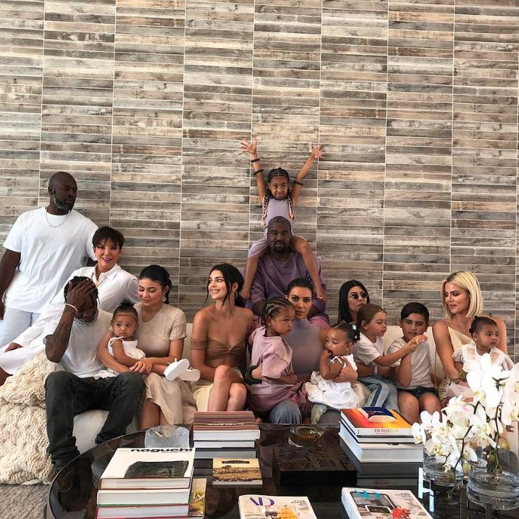 Die Familie Kardashian samt Nachwuchs 2019