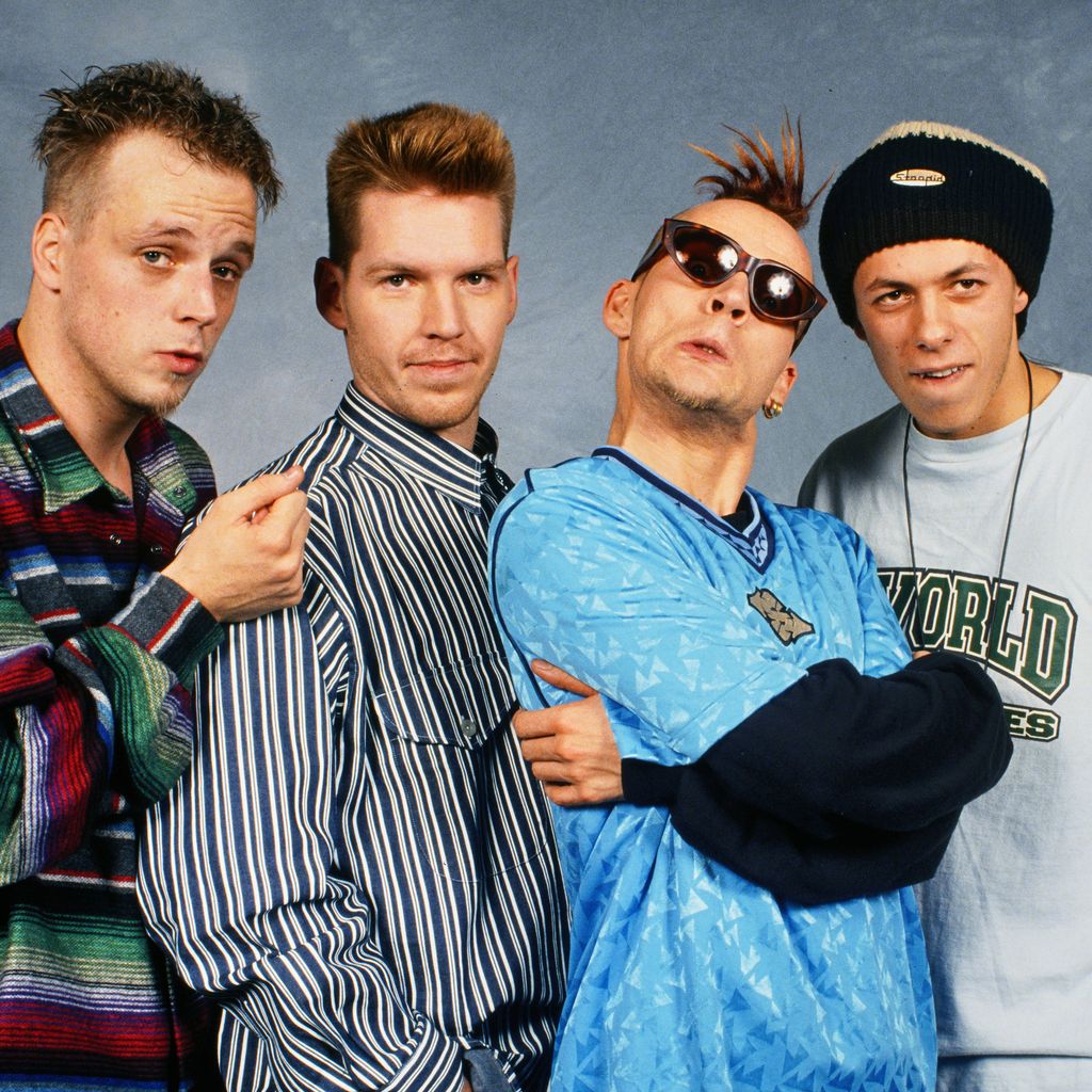 Die Fantastischen Vier mit Michael Bernd Schmidt, Andreas Rieke, Michael Beck und Thomas Dürr, circa 1990