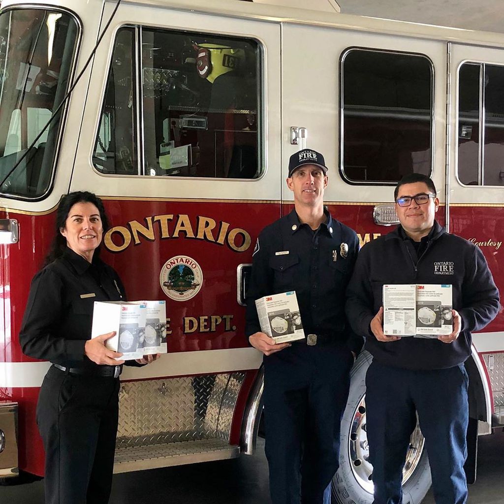 Die Feuerwehr von Ontario bei Los Angeles 2020