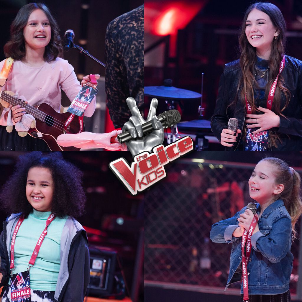 Isabella, Emily, Rahel und Henriette, "The Voice Kids"-Finalistinnen