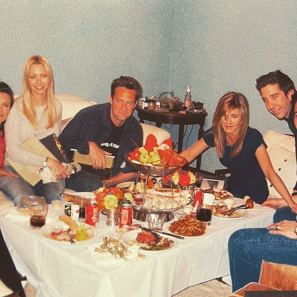 Die "Friends-"Stars am letzten Drehtag der Serie im Januar 2004