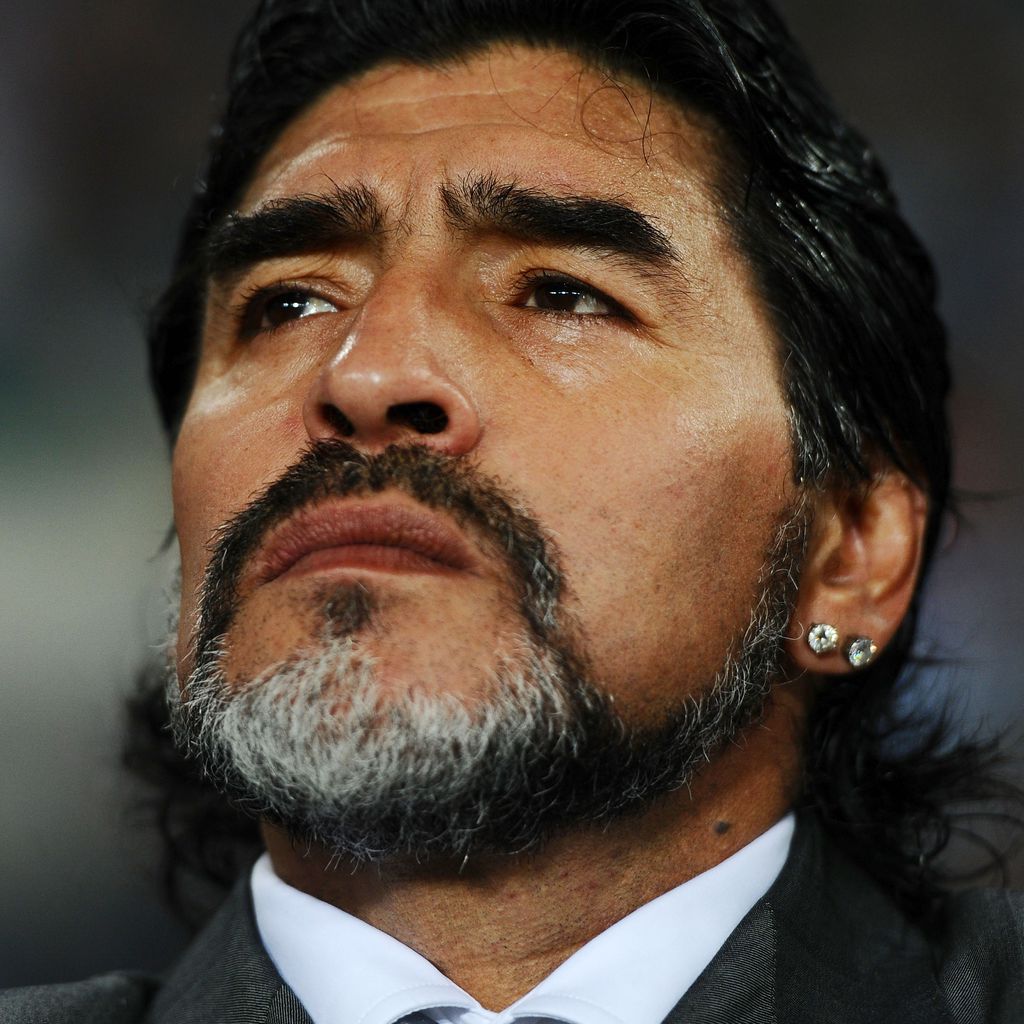 Die Fußballlegende Diego Maradona