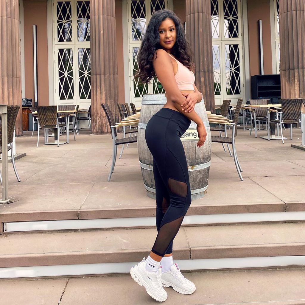 Die "Germany's next Topmodel"-Kandidatin Lijana im April 2020