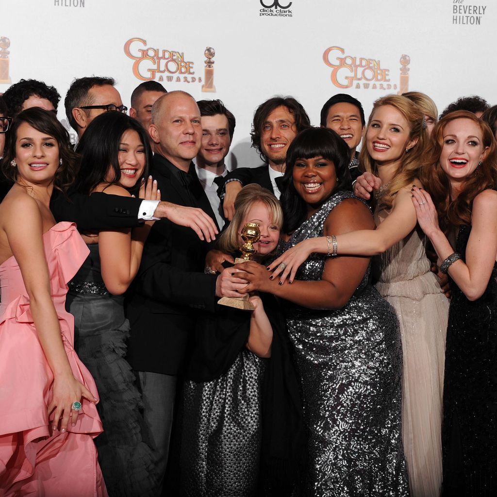 Die "Glee"-Besetzung bei der 68. Verleihung der Golden Globes