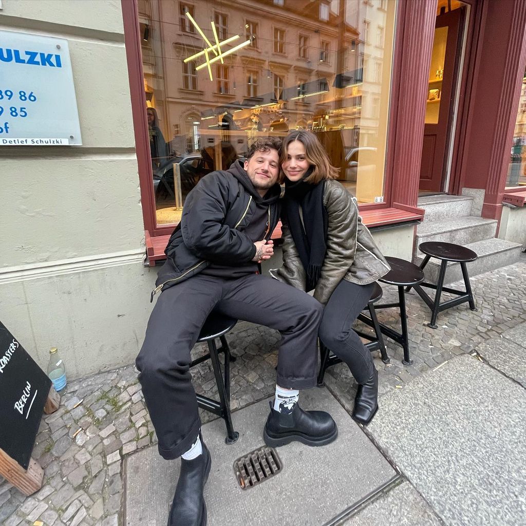 Die GNTM-Kandidatin Paulina mit ihrem Freund Blvth, Oktober 2021