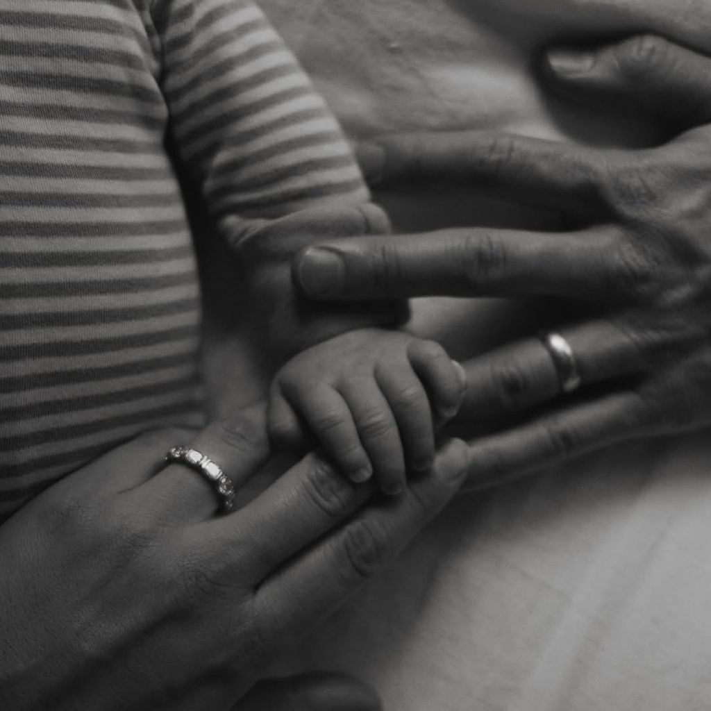 Michael Trevino, seine Frau und ihr Baby Jack Wild Trevino, April 2026