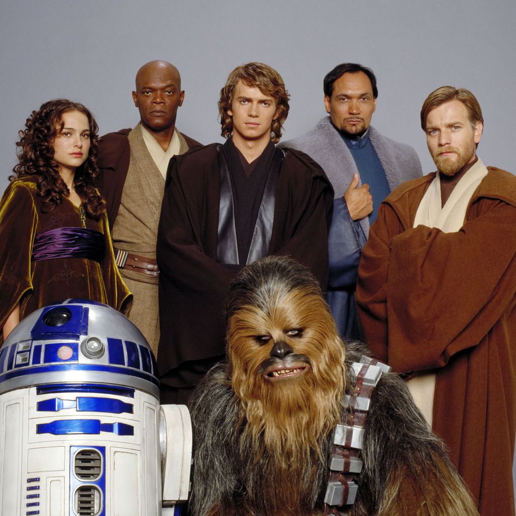 Die Hauptdarsteller aus "Star Wars: Episode III – Die Rache der Sith", 2005