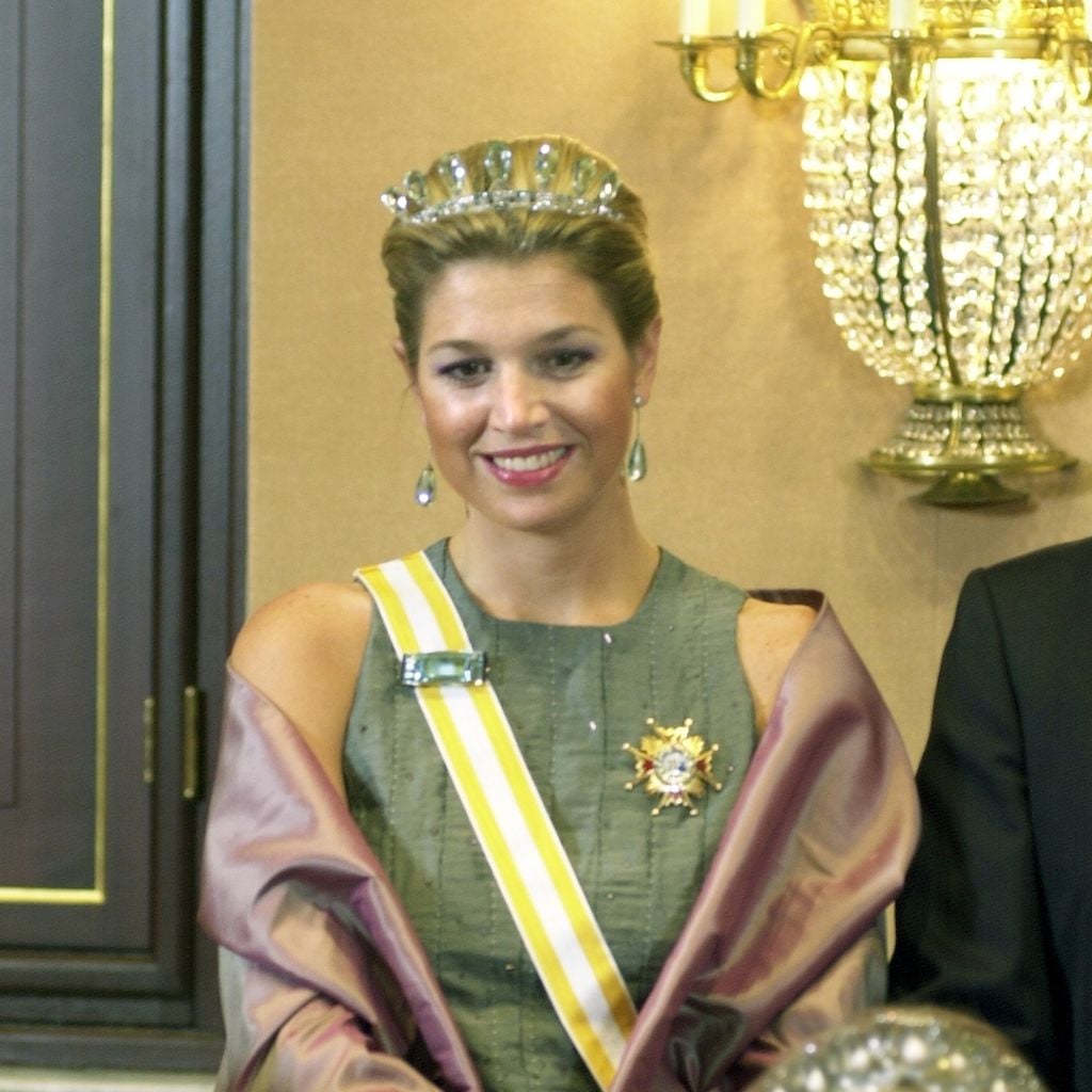 Die heutige Königin Máxima bei einem Staatsbesuch von Spanien in Holland im Jahr 2001