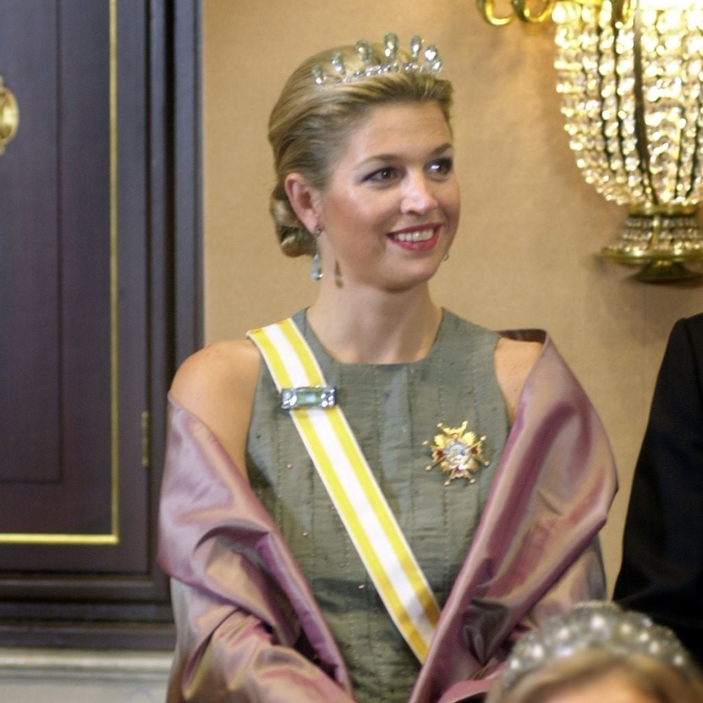 Die heutige Königin Máxima bei einem Staatsbesuch von Spanien in Holland im Jahr 2001