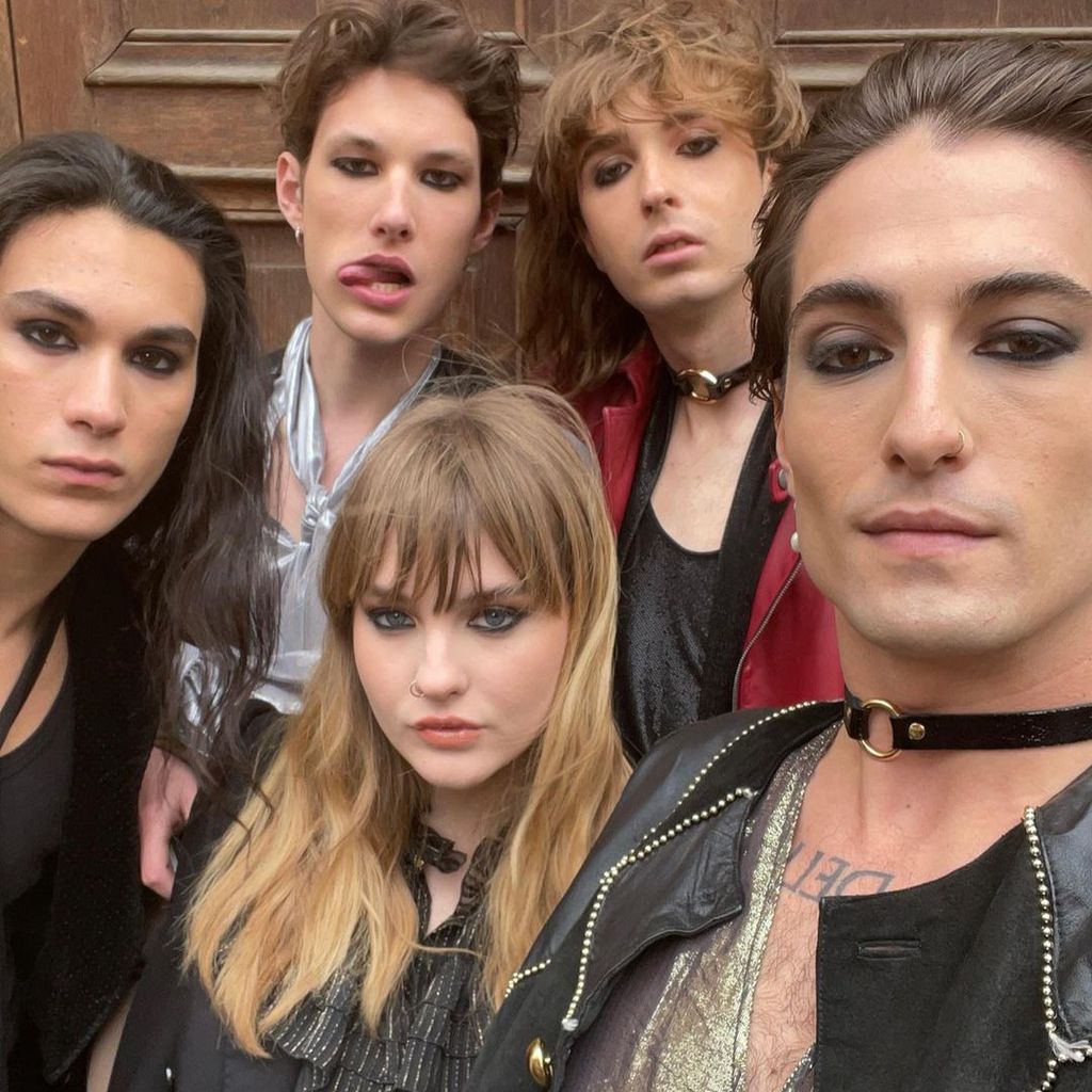 Die italienische Band Måneskin