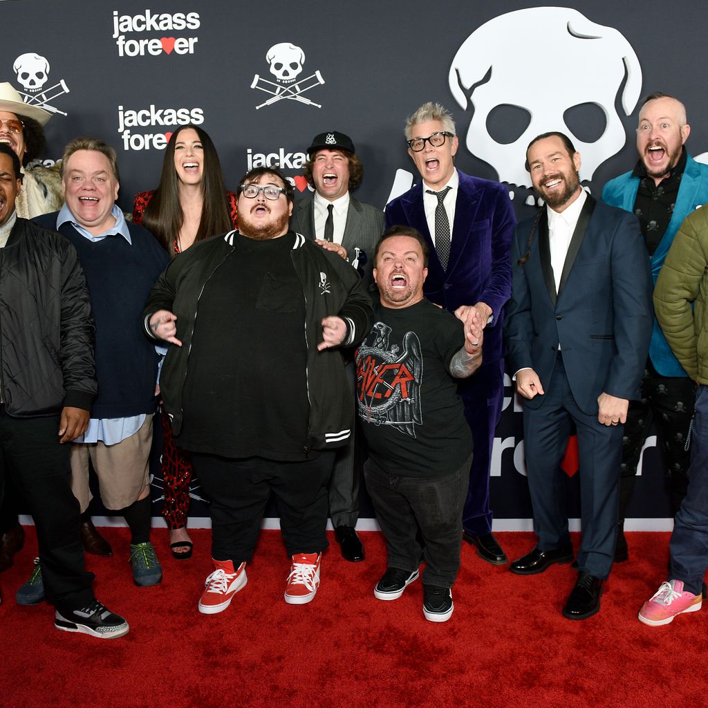 Die "Jackass"-Crew im Februar 2022 in Hollywood