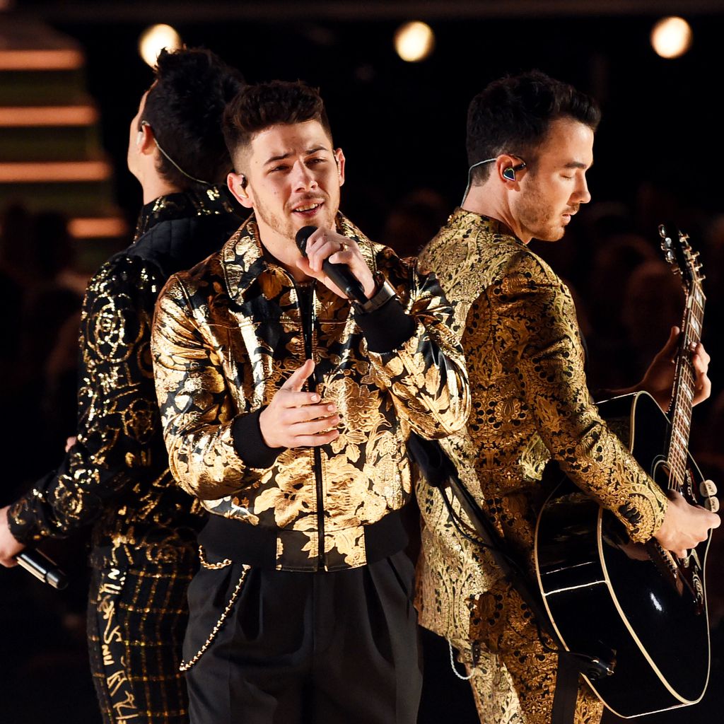 Die Jonas Brother bei den Grammys in LA im Januar 2020
