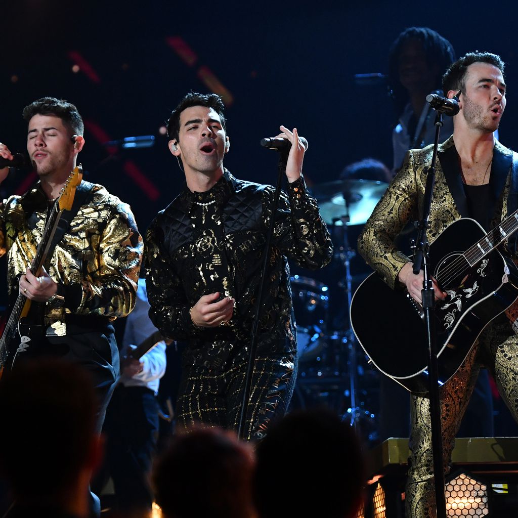 Die Jonas Brother bei den Grammys in LA im Januar 2020