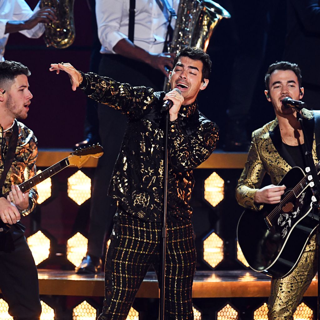 Die Jonas Brothers bei der Show der 62. Annual Grammy Awards im Januar 2020 in Los Angeles