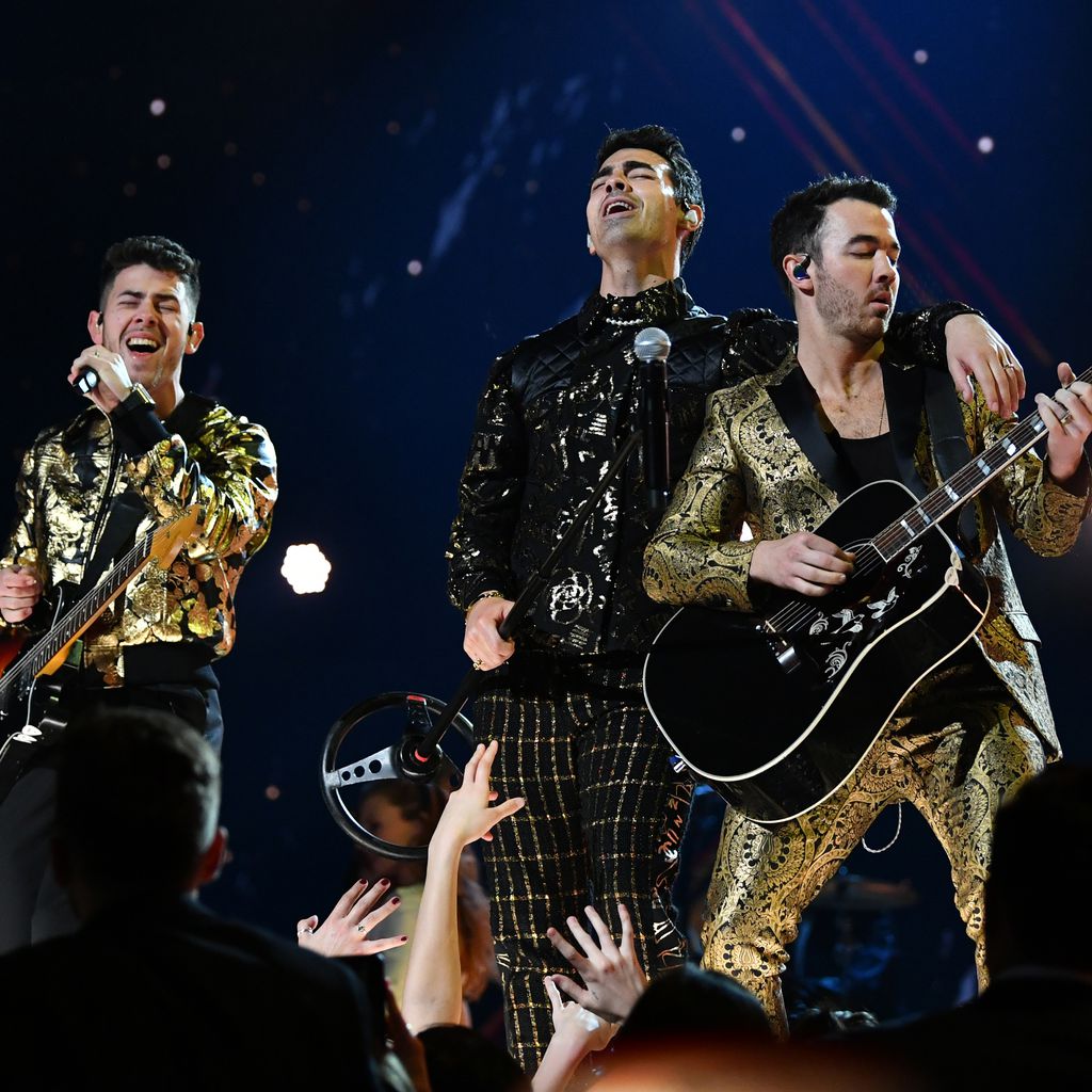 Die Jonas Brother bei den Grammys in LA im Januar 2020