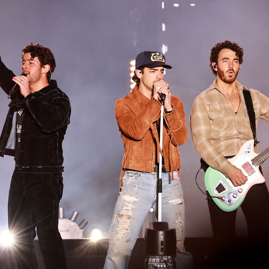 Die Jonas Brothers während eines Auftritts im Januar 2023