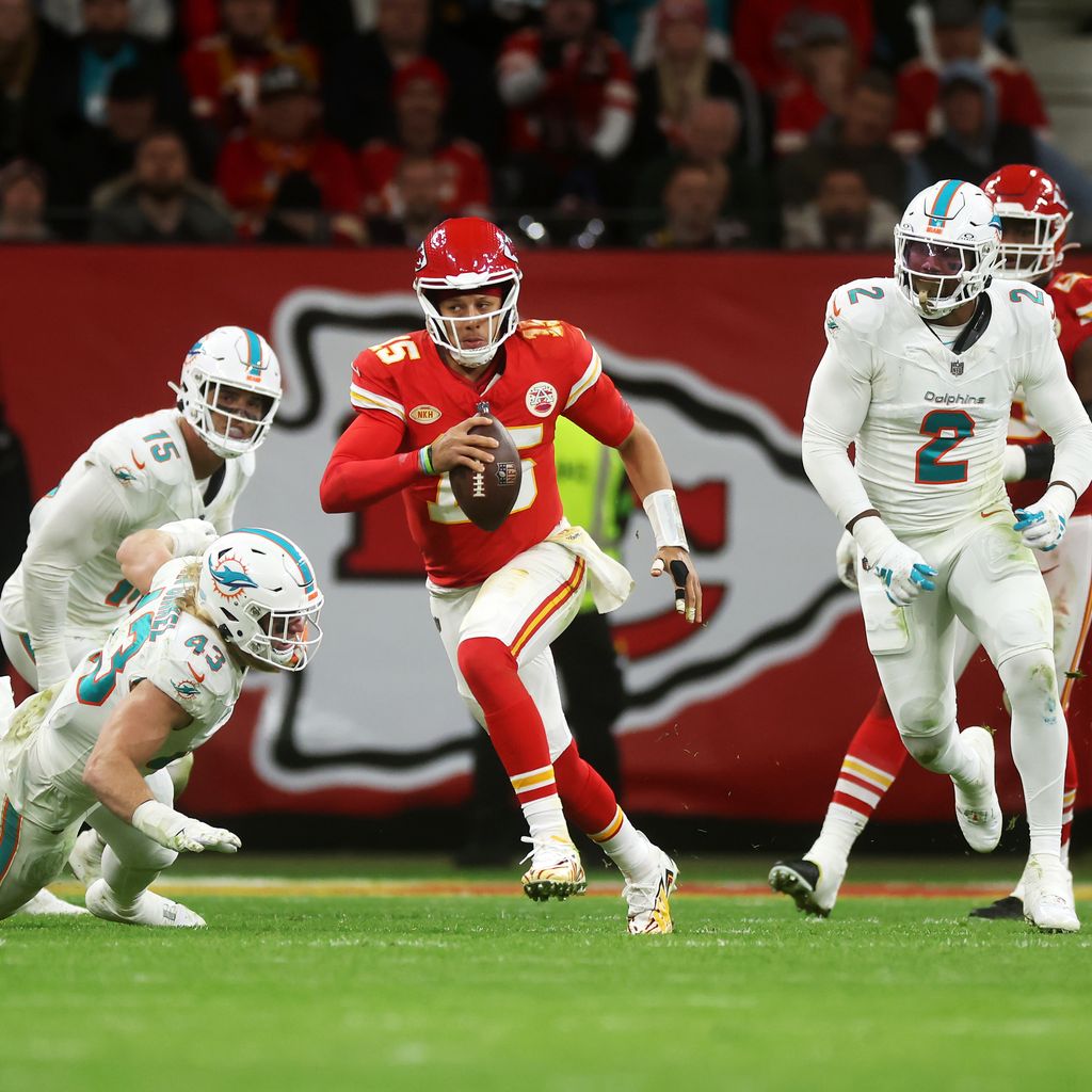 Die Kansas City Chiefs gegen die Miami Dolphins in Frankfurt, November 2023