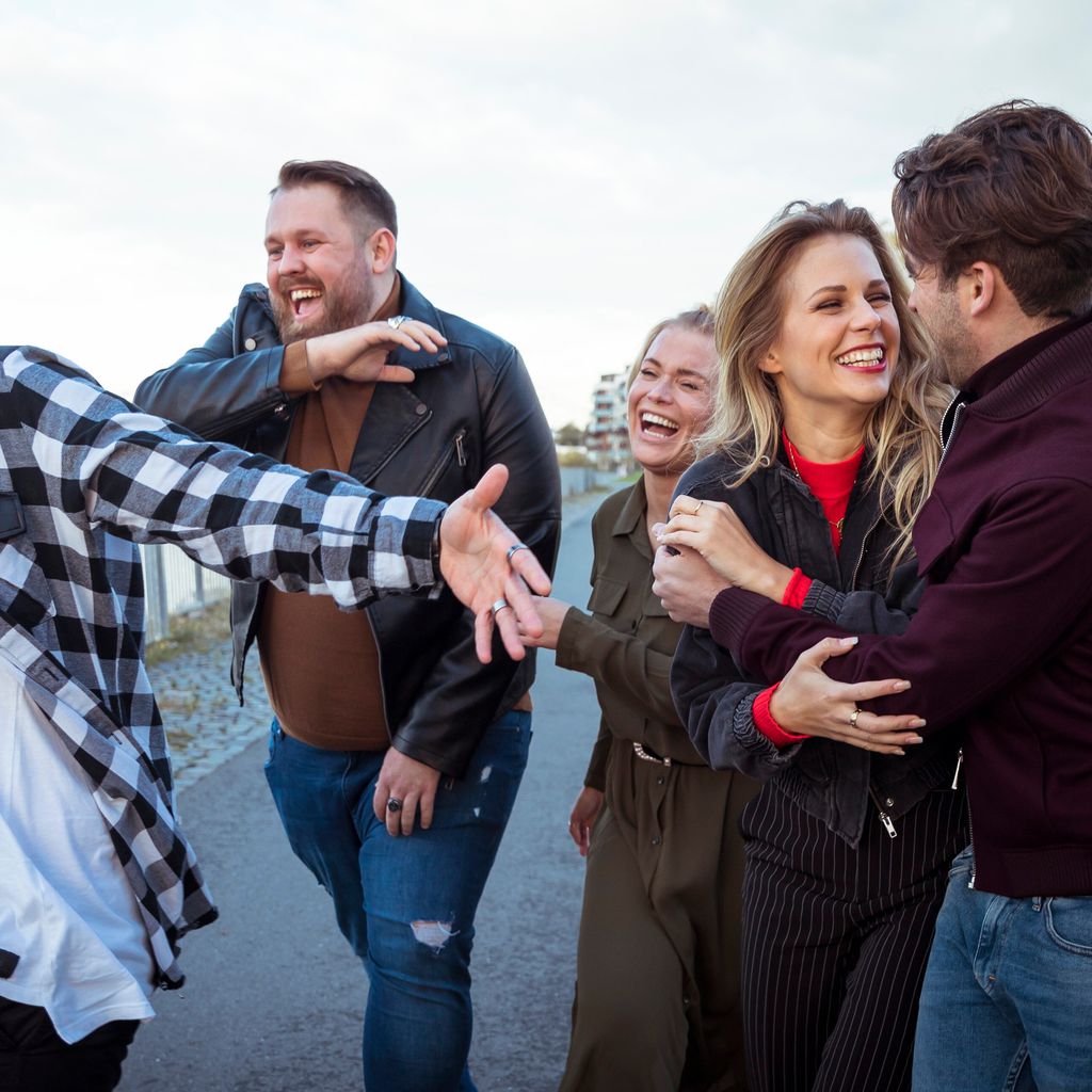 Die "Köln 50667"-Stars Danny Liedtke, Christoph Oberheide, Mandy-Kay Bart, Carolina Noeding und Dani