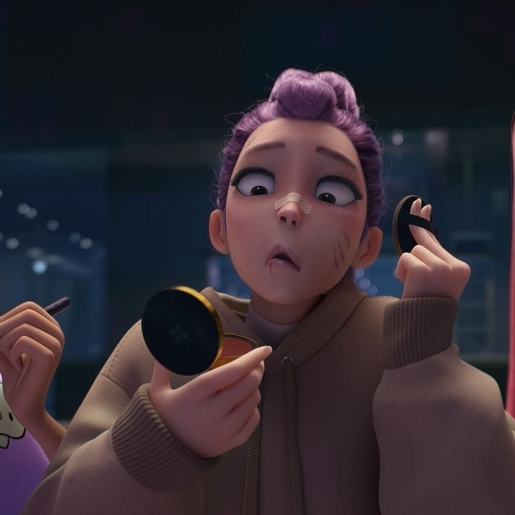 Zoe, Rumi und Mira im Film "KPop Demon Hunters"