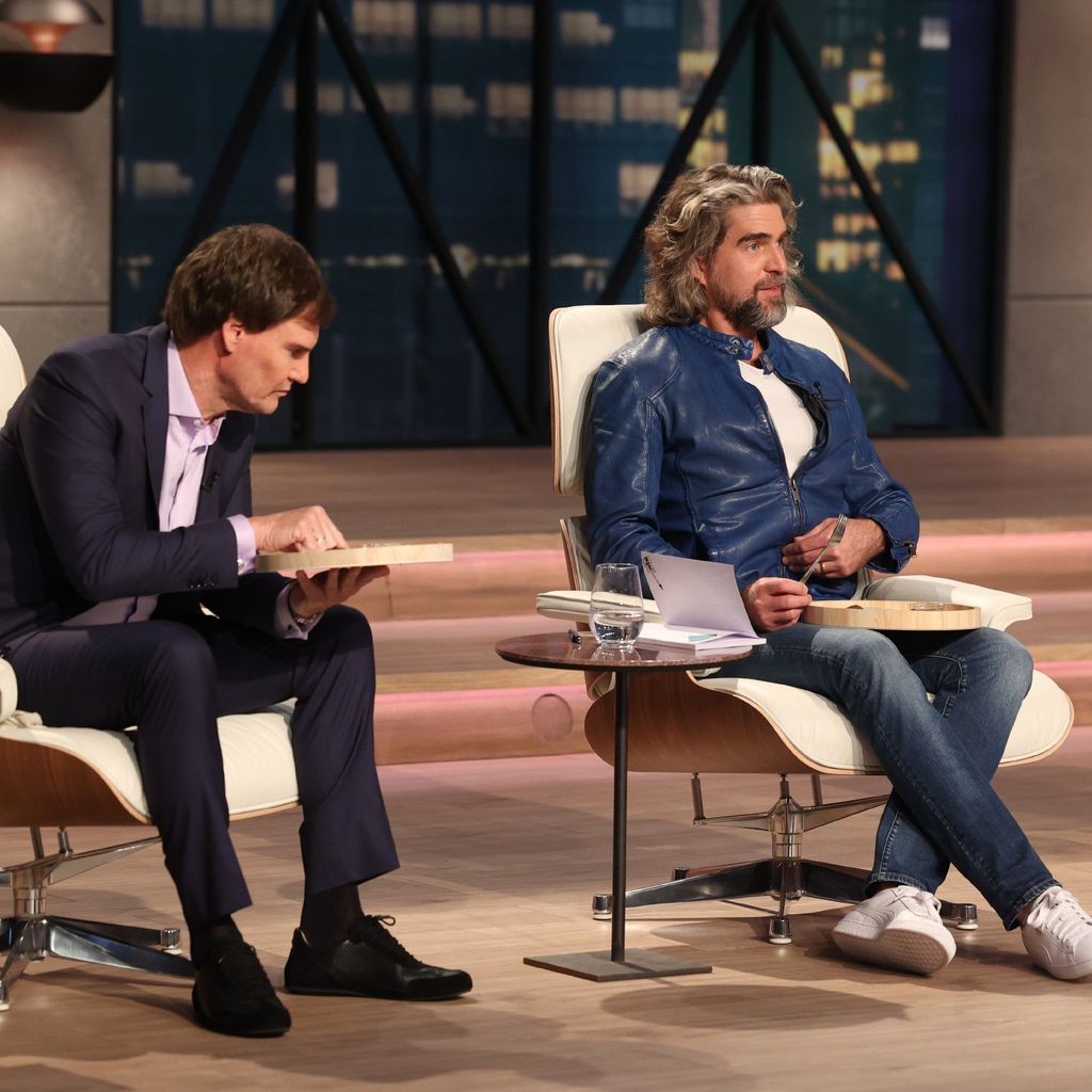 Die "Die Höhle der Löwen"-Investoren beim Pitch von Mamas Falafelteig