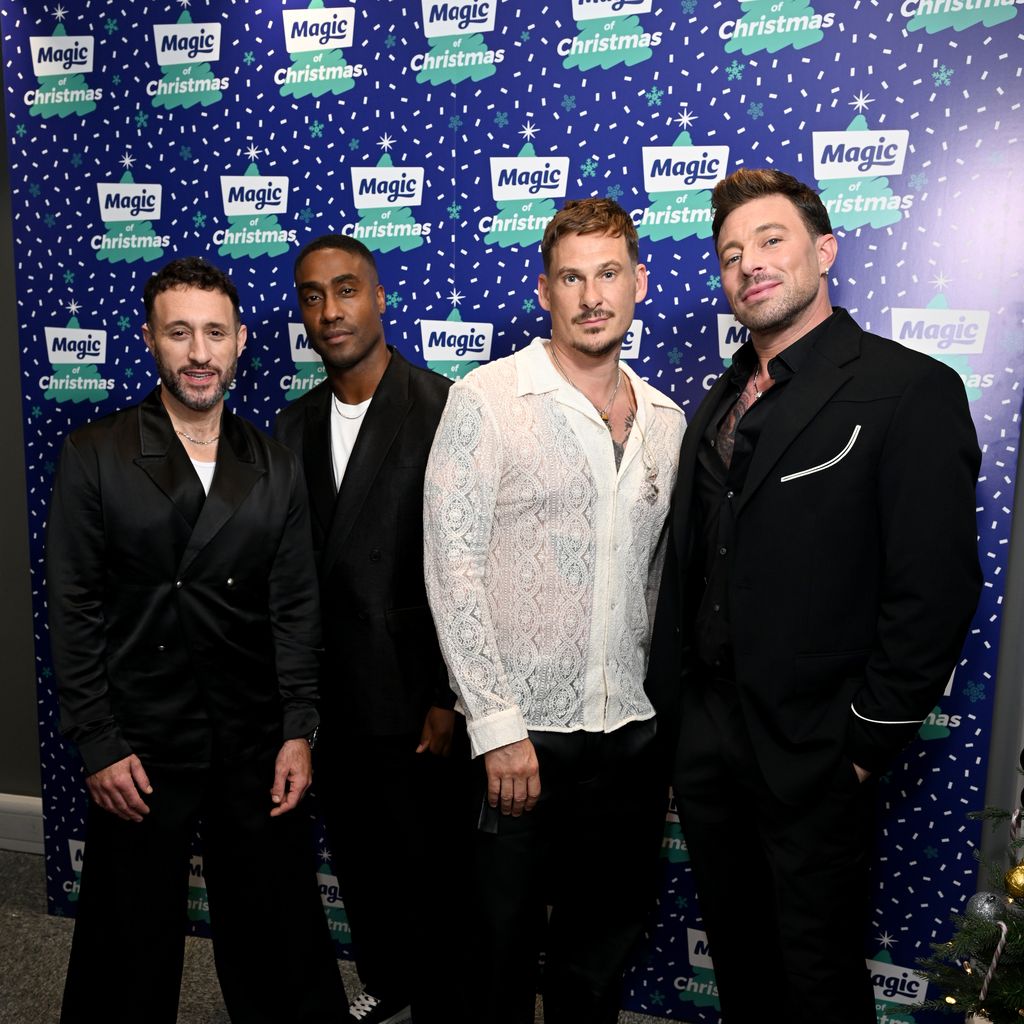 Die Mitglieder der Band Blue, November 2024