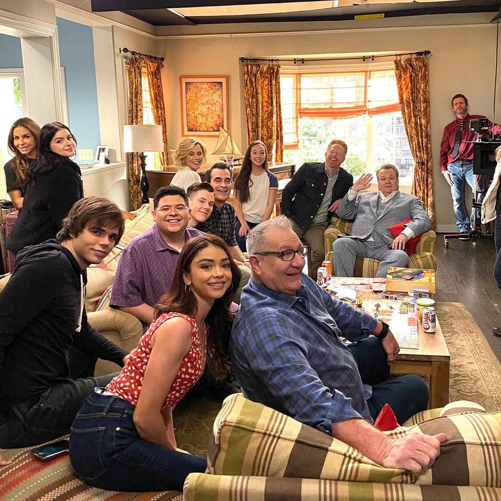 Die "Modern Family"-Stars am Set