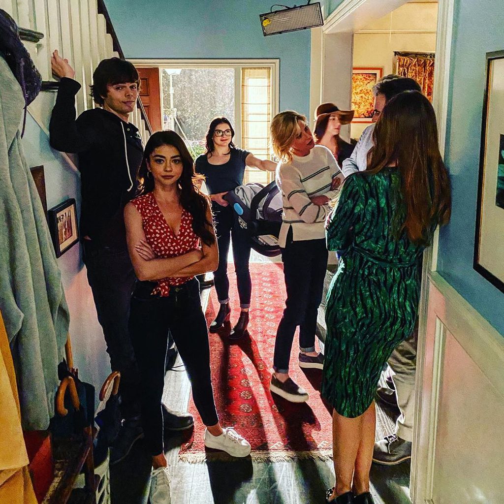 Die "Modern Family"-Stars am Set